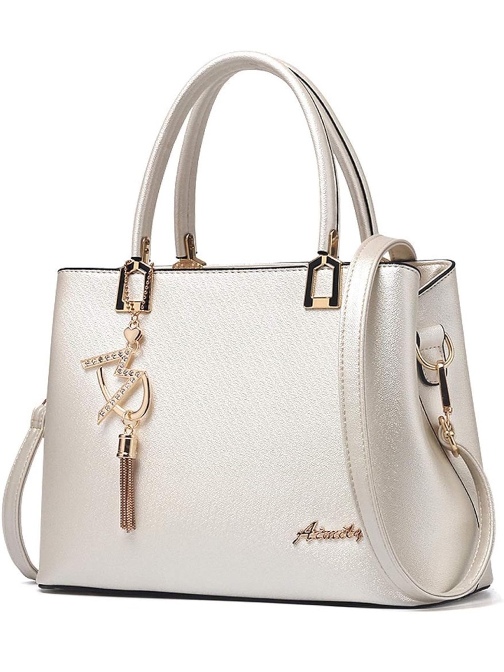 Light pink Top-Handle Satchel Bag
